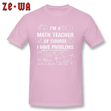 Load image into Gallery viewer, Math Number Theory T Shirt Function Formula Men Fashion Tshirts Geometric Area Solution Math Teacher Problems Science T Shirts