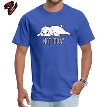 Load image into Gallery viewer, Cute Men T Shirts Bichon Frise Not Today Pet Dog Tees Print Anime Tshirt Cartoon 100% Cotton Animal Lover T-shirts Plus Size Top