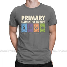Load image into Gallery viewer, Periodic Table Of Humor Man's Funny T Shirt S Ar Ca Sm Science Sarcasm Primary Elements Chemistry T-Shirt Cotton Tees Plus Size