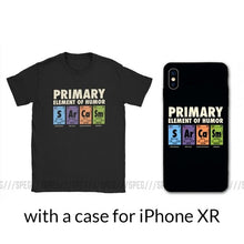 Load image into Gallery viewer, Periodic Table Of Humor Man's Funny T Shirt S Ar Ca Sm Science Sarcasm Primary Elements Chemistry T-Shirt Cotton Tees Plus Size