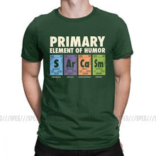 Load image into Gallery viewer, Periodic Table Of Humor Man's Funny T Shirt S Ar Ca Sm Science Sarcasm Primary Elements Chemistry T-Shirt Cotton Tees Plus Size