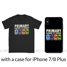 Load image into Gallery viewer, Periodic Table Of Humor Man's Funny T Shirt S Ar Ca Sm Science Sarcasm Primary Elements Chemistry T-Shirt Cotton Tees Plus Size
