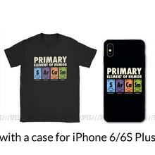 Load image into Gallery viewer, Periodic Table Of Humor Man's Funny T Shirt S Ar Ca Sm Science Sarcasm Primary Elements Chemistry T-Shirt Cotton Tees Plus Size