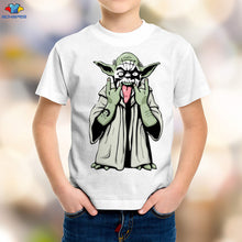 Load image into Gallery viewer, SONSPEE 3D Boy Science Fiction Movie Star Wars Kids T-Shirt Space War The Mandalorian Men's Shirt Kawaii Yoda Baby Children Top