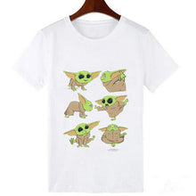 Load image into Gallery viewer, Showtly 2019 The Mandalorian Baby Yoda Sweatshirt Men/Women Star Wars TV Series T shirt 90S Science Fiction Movies Tee Tops