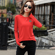 Load image into Gallery viewer, shintimes Long Sleeve T Shirt Women 2020 Cotton T-Shirt Female Korean Style Woman Clothes Plus Size Tshirt Vogue Tee Shirt Femme
