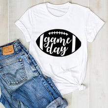 Load image into Gallery viewer, Women Lady Baseball Mom Leopard Football Soccer Print Ladies Summer T Tee Tshirt Womens Female Top Shirt Clothes Graphic T-shirt