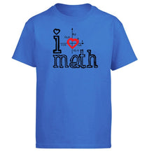 Load image into Gallery viewer, I Love Math Tshirt Men T Shirt Funny Science Mathematics Tshirts Summer Cotton Short Sleeve Black White Loose T-Shirt Tops Tees