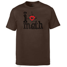 Load image into Gallery viewer, I Love Math Tshirt Men T Shirt Funny Science Mathematics Tshirts Summer Cotton Short Sleeve Black White Loose T-Shirt Tops Tees
