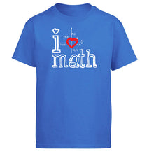 Load image into Gallery viewer, I Love Math Tshirt Men T Shirt Funny Science Mathematics Tshirts Summer Cotton Short Sleeve Black White Loose T-Shirt Tops Tees