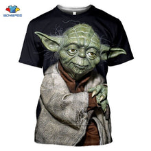 Load image into Gallery viewer, Mandalorian T Shirt Star Wars Boba Fett Space Opera TV Series T-Shirts Science Fiction Movies Tshirt Plus Size Casual Tees F34