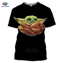 Load image into Gallery viewer, Mandalorian T Shirt Star Wars Boba Fett Space Opera TV Series T-Shirts Science Fiction Movies Tshirt Plus Size Casual Tees F34
