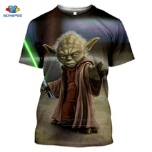 Load image into Gallery viewer, Mandalorian T Shirt Star Wars Boba Fett Space Opera TV Series T-Shirts Science Fiction Movies Tshirt Plus Size Casual Tees F34