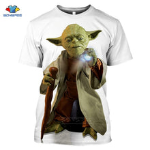 Load image into Gallery viewer, Mandalorian T Shirt Star Wars Boba Fett Space Opera TV Series T-Shirts Science Fiction Movies Tshirt Plus Size Casual Tees F34