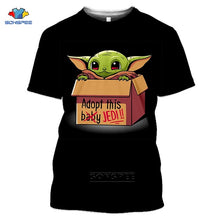 Load image into Gallery viewer, Mandalorian T Shirt Star Wars Boba Fett Space Opera TV Series T-Shirts Science Fiction Movies Tshirt Plus Size Casual Tees F34