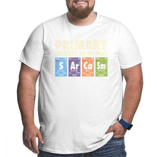 Load image into Gallery viewer, Men T Shirt Periodic Table of Humor 100% Cotton Funny Science Sarcasm Primary Elements Chemistry Tee Big Tall T-Shirt Plus Size