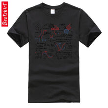 Load image into Gallery viewer, Math Mathematics Formulas Numbers Graphic Tshirts Geometric Area Theroy Science Physical Chemistry 100% Cotton Men T-Shirt