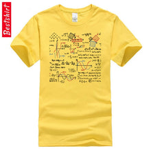 Load image into Gallery viewer, Math Mathematics Formulas Numbers Graphic Tshirts Geometric Area Theroy Science Physical Chemistry 100% Cotton Men T-Shirt