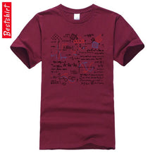 Load image into Gallery viewer, Math Mathematics Formulas Numbers Graphic Tshirts Geometric Area Theroy Science Physical Chemistry 100% Cotton Men T-Shirt