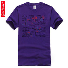 Load image into Gallery viewer, Math Mathematics Formulas Numbers Graphic Tshirts Geometric Area Theroy Science Physical Chemistry 100% Cotton Men T-Shirt