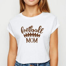 Load image into Gallery viewer, Young Ladies Football Mom tshirt Cute Graphic Hipster Spring Summer T Shirt Harajuku Popular Clothing Oversize O-Collar T-shirt