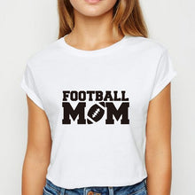 Load image into Gallery viewer, Young Ladies Football Mom tshirt Cute Graphic Hipster Spring Summer T Shirt Harajuku Popular Clothing Oversize O-Collar T-shirt