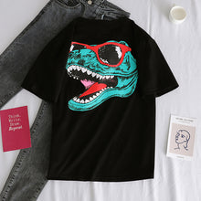 Load image into Gallery viewer, korean kawaii Stripped T Shirt New Fashion Clothes for Women Summer tees Tops embroidery 90's girls Tshirt Harajuku Streetwear