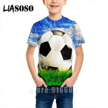 Load image into Gallery viewer, T-shirt 3D print Men women soccer Anime t shirt football tees top Harajuku KIDS shirts baby children tshirt fashion Short Sleeve