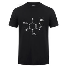 Load image into Gallery viewer, The Sheldon Caffeine Molecular Formula Science Chemistry T-shirt Men Summer Short Sleeve Cotton T Shirt