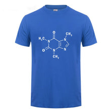 Load image into Gallery viewer, The Sheldon Caffeine Molecular Formula Science Chemistry T-shirt Men Summer Short Sleeve Cotton T Shirt
