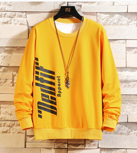 Load image into Gallery viewer, Autumn Spring 2020 Hoodie Sweatshirt Mens Black White Hip Hop Punk Pullover Streetwear Casual Fashion Clothes Plus OVERSize 5XL