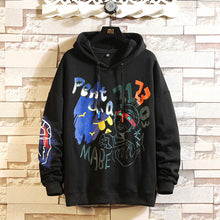 Load image into Gallery viewer, Japan Style Casual O-Neck 2020 Spring Autumn Print Hoodie Sweatshirt Men'S Thick Fleece Style Hip Hop High Streetwear Clothes