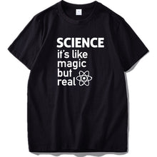 Load image into Gallery viewer, Chemistry T Shirt I Made A Joke Science Tshirt Black 100% Cotton Summer Tops Tee High Quality EU Size