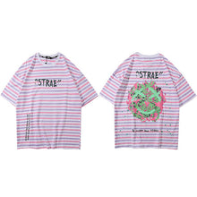 Load image into Gallery viewer, Harajuku T Shirt Retro Stripe Graffiti Streetwear Men 2020 Hip Hop Tshirt Short Sleeve Cotton T-Shirt Fashion Tops Tees Hipster