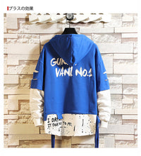 Load image into Gallery viewer, Japan Style Casual O-Neck 2020 Spring Autumn Print Hoodie Sweatshirt Men'S Thick Fleece Hip Hop High Streetwear Clothes
