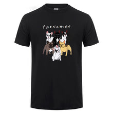 Load image into Gallery viewer, High Quality French Bulldog Frenchies Printed T Shirt For Men Male Dogs Animal Lovers Short Sleeve O Neck Cotton Funny T-Shirt