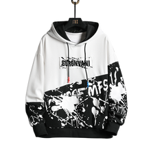 Load image into Gallery viewer, Japan Style Casual O-Neck 2020 Spring Autumn Print Hoodie Sweatshirt Men'S Thick Fleece Hip Hop High Streetwear Clothes