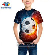Load image into Gallery viewer, T-shirt 3D print Men women soccer Anime t shirt football tees top Harajuku KIDS shirts baby children tshirt fashion Short Sleeve