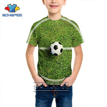 Load image into Gallery viewer, T-shirt 3D print Men women soccer Anime t shirt football tees top Harajuku KIDS shirts baby children tshirt fashion Short Sleeve
