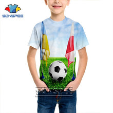 Load image into Gallery viewer, T-shirt 3D print Men women soccer Anime t shirt football tees top Harajuku KIDS shirts baby children tshirt fashion Short Sleeve