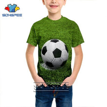 Load image into Gallery viewer, T-shirt 3D print Men women soccer Anime t shirt football tees top Harajuku KIDS shirts baby children tshirt fashion Short Sleeve