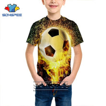 Load image into Gallery viewer, T-shirt 3D print Men women soccer Anime t shirt football tees top Harajuku KIDS shirts baby children tshirt fashion Short Sleeve