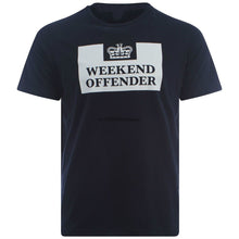 Load image into Gallery viewer, Weekend Offender Prison T Shirt Mens Navy Sizes S M L Xl Xxl Xxxl Casuals Football