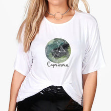 Load image into Gallery viewer, New T shirt Women Constellation Aquariug Tee shirt Plus Size Spring Summer Tshirt Streetwear vestidos Harajuku Pretty T-shirt