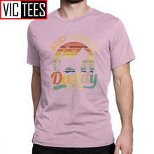 Load image into Gallery viewer, Men's Best West Highland White Terrier Daddy Ever Vintage Westie T Shirts Cotton Fun T-Shirt Dog Lover Tee Clothing
