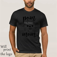 Load image into Gallery viewer, Womens Pom Mom T-Shirt Funny Shirt as Dog Lover Pomeranian Gifts