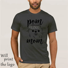 Load image into Gallery viewer, Womens Pom Mom T-Shirt Funny Shirt as Dog Lover Pomeranian Gifts