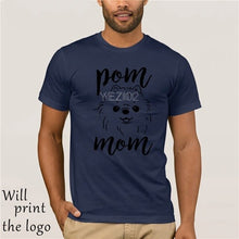 Load image into Gallery viewer, Womens Pom Mom T-Shirt Funny Shirt as Dog Lover Pomeranian Gifts