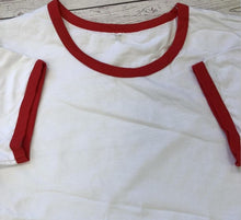 Load image into Gallery viewer, Sunday Funday Football Heart cute t-shirt women graphic Fashion quote vintage grunge unisex hipster 100% Cotton tee top tshirts