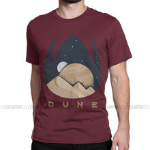 Load image into Gallery viewer, Dune Men's T Shirt Herbert Frank Arrakis Sandworm Science Fiction Funny Tees Short Sleeve Crew Neck T-Shirts Birthday Gift Tops